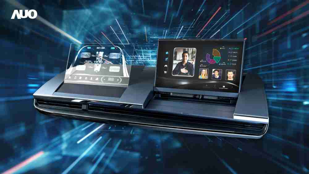 2121非凡Micro LED Display HMI解决方案打造透明Micro LED前座仪表，，呈现信息并保留驾驶视野开阔；亦为副驾驶座乘客打造收放自如的Micro LED屏幕，，在不影响显示质量的前提于显示区内建镜头，，让用户能与视讯对象直接眼神接触，，，，提供绝佳的双向沟通体验