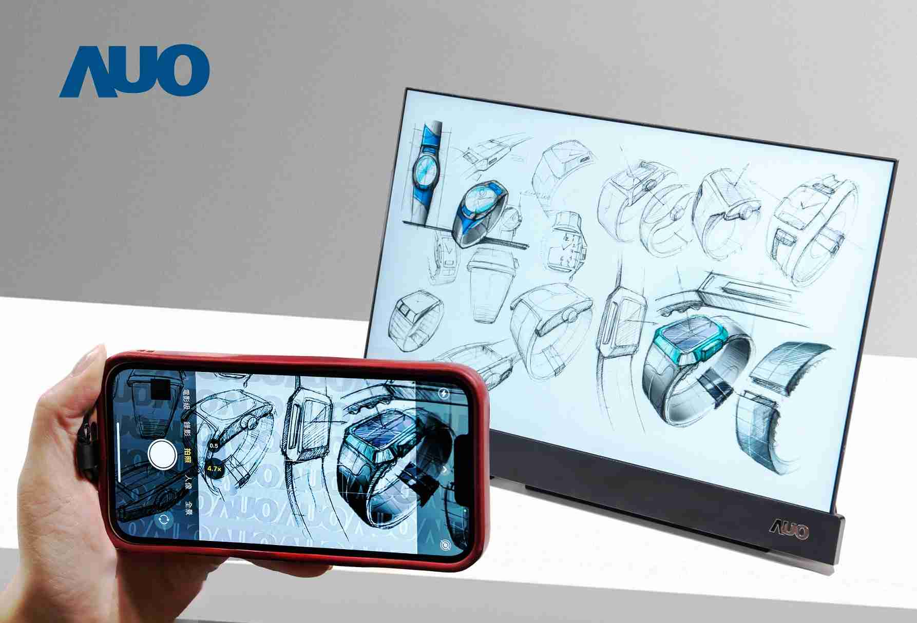 2121非凡16吋防窥显示器，，采用人眼无法察觉、、、、相机拍摄时才显现的隐藏式水印技术，，，未来可结合AI镜头侦测周围环境，，，，实时开启或关闭水印，，，大幅提升在公共场域使用显示器的安全性