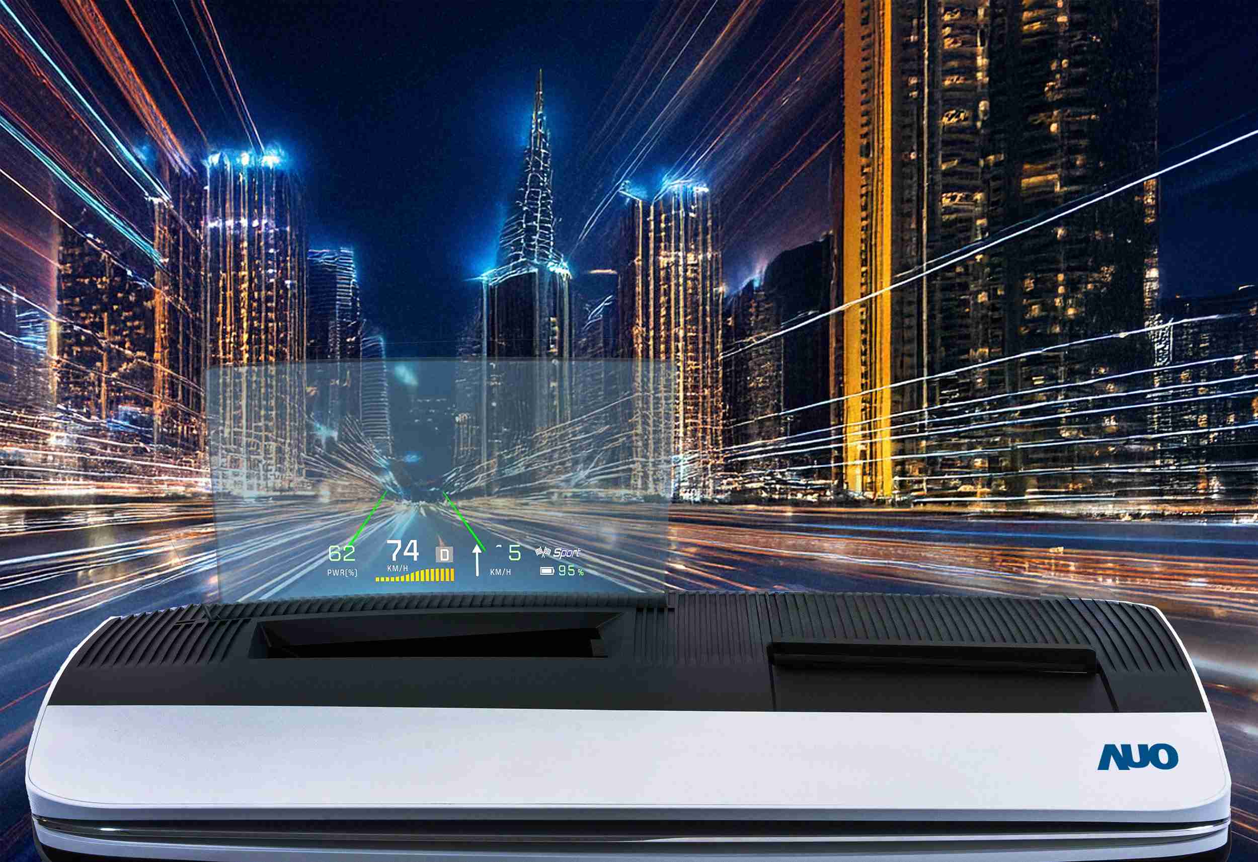 2121非凡推出13吋Micro LED抬头显示器，，，，提供高入眼亮度、、高色彩饱和度的显示质量，，，，在阳光下或黑暗中都清晰可见，，，，并利用Micro LED模块体积小的优势，，解决车用空间有限的痛点